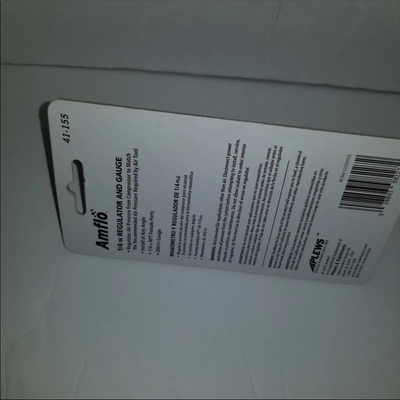 Amflo (41-155) 1/4 IN Regulator and Gauge - Picture 4 of 10